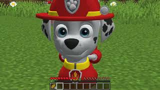 PAW PATROL vs Security House in Minecraft Challenge Maizen JJ and Mikey [upl. by Mohandis551]