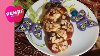 Kakaolu Üzümlü PASKALYA CÖREĞI TARIFI Hefezopf Rezept [upl. by Laryssa]