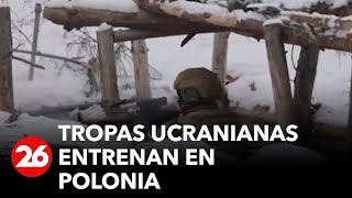 GUERRA RUSIA  UCRANIA  Tropas ucranianas entrenan en Polonia [upl. by Yasnyl]