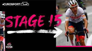 2022 Giro d’Italia  Stage 15 Highlights  Eurosport [upl. by Arva]