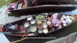 T514 Damnoen Saduak Floating Market Tour [upl. by Yerot]