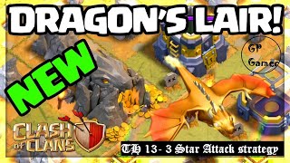 Dragon Lair 3 Star Attack Strategy clash of clans th 13 dragon layer [upl. by Conroy]