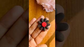 Clay flower diy 🌼✨ song music clayartidea claycraftofficial clayart clayflowermaking [upl. by Remlap]