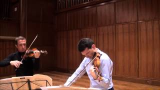 YSAYE  2 violins sonata part 1 Tedi Papavrami Svetlin Roussev [upl. by Rehpotsirhc960]