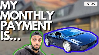 MONTHLY PAYMENT ON MY LAMBORGHINI GALLARDO [upl. by Clite49]