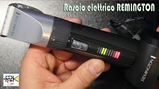 RASOIO ELETTRICO lama in ceramica REMINGTON taglia capelli [upl. by Atinid]