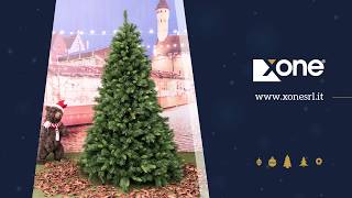 Albero di Natale Xone super folto e realistico ROYAL in PVC  H 150180210240270300 cm [upl. by Enitsugua]