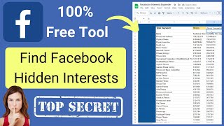 FREE Tool To Find 100s Of Hidden Facebook Interests  No Competition  More Sales [upl. by Enirehtahc]