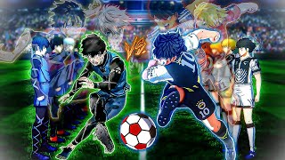 Blue Lock vs Captain Tsubasa All Stars  8 GOALS [upl. by Browning]