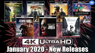 January 2020 4K Ultra HD Bluray New Releases [upl. by Raf339]