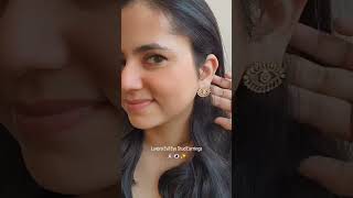 Luxora Evil Eye Earrings demifinejewelry 18kgoldplated zirconjewelry evileyestuds qarinahjewels [upl. by Alleiram]