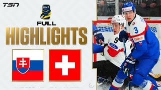 Slovakia vs Switzerland FULL HIGHLIGHTS  2024 World Junior Championship [upl. by Alegnasor]