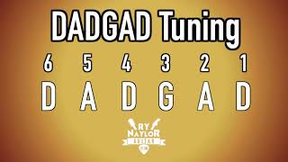 DADGAD Guitar Tuning Notes  Dsus4 Tuning  Celtic Tuning Notes [upl. by Akiam344]