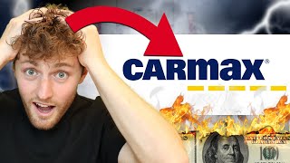 CarMax is SOUNDING THE ALARM Used Car Market Collapse [upl. by Saqaw]