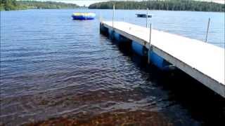 How to build a floating dock using barrels [upl. by Chew]