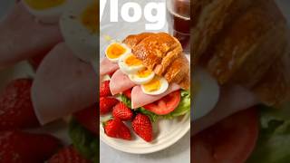 Breakfast  Croissant Sandwich ➕ Just Love This 🥐 is really too big It can last [upl. by Othe]