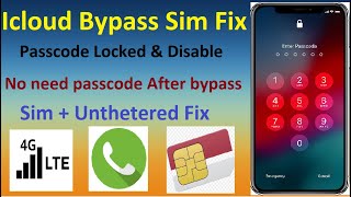 icloud Bypass With CELLULAR Fix for Passcode Locked amp Disabled iPhoneiPad details expained [upl. by Maighdiln]