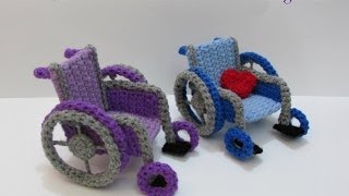 How To Crochet A Wheelchair [upl. by Nylsoj]