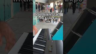 I played Binks’ Sake in the Anime Expo line animeexpo publicpiano onepiece [upl. by Thayer83]