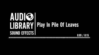 Play In Pile Of Leaves  Sound Effect [upl. by Goran]