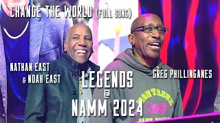 NAMM 2024  Nathan East amp Noah East with Greg Phillinganes  Change the World full song [upl. by Ecnar593]