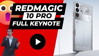 REDMAGIC 10 pro FULL KEYNOTE  Nubia Red Magic 7050 mAh Battery [upl. by Haraj]