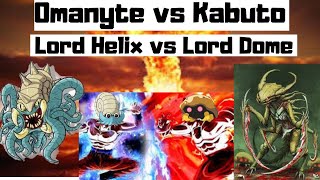 Series finale Lord Dome VS Lord Helix final showdown omanyte vs kabuto [upl. by Sebastian]