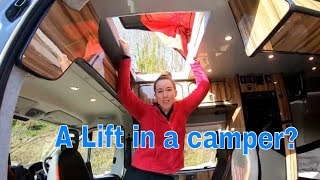 2020 Fiat Ducato 4 berth Racevan  Campervan Tour With Pop top amp a Lift [upl. by Haonam]