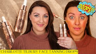 CHARLOTTE TILBURY ISLAND GLOW EASY TANNING DROPS  Mistakes Were MADE [upl. by Aibat]