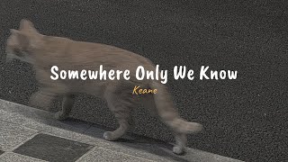 Keane  Somewhere Only We Know speed up reverb  lyrics [upl. by Trabue246]