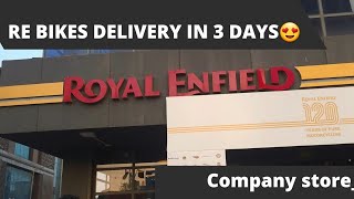 Royal Enfield bikes delivery in 3 days 😁😁 Chennai Showroom [upl. by Ahsenav]