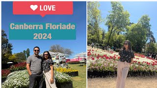 Canberra Floriade 2024  Flower Garden  Australia [upl. by Airbma370]