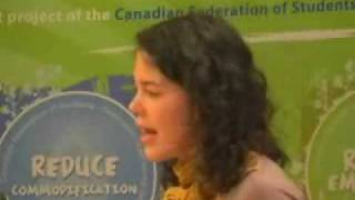 Severn Suzukis speech at the University of British Columbia part 4 [upl. by Stockwell]