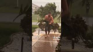 Couple saves stray baby birds 🐦 during hurricane 🌀 milton [upl. by Matthei312]