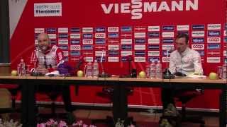 Fiemme 2013  Press conference  15 km Individual FT  Men [upl. by Gaskin504]