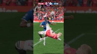 Garnacho’s bicycle kick vs Everton but in FC24 😱 eafc eafc24 fc24 fut football shorts [upl. by Gardia]