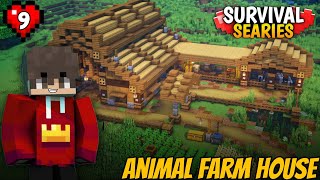 I Built a BIG BARN For Animals In Minecraft 🔥  MCPE ep 9  In Hindi [upl. by Iht]