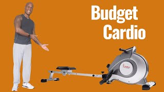 Sunny Health and Fitness Rower Rowing On A Budget With Stacey [upl. by Siravart]