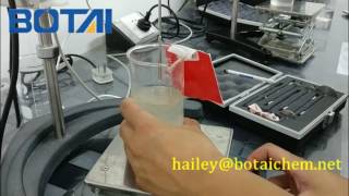 Test HPMChydroxypropyl Methyl Cellulose viscosity  haileybotaichemnet [upl. by Ahcsap263]