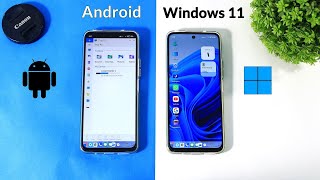 Turn Your Android into Windows 11  Convert Any Android To Windows 11  Complete Setup [upl. by Ruenhcs]