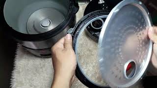 How to teardown Rice Cooker Lid  top cover remove for repair  Micromatic  Hanabishi [upl. by Merna]