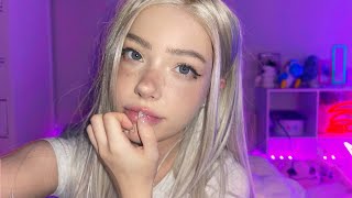 Your Cute Classmate is Obsessed with You 🤭💗  ASMR Roleplay hugs personal attention face touch [upl. by Hara]