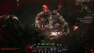 D4 S1 Blight CE Necromancer Skill Use Demo  T74 NM Dungeon  Crush it [upl. by Aryaz]