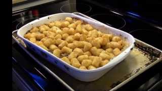 Tater tot casserole [upl. by Ahsoem]