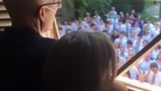 400 Students Serenade Tenn Teacher With Cancer [upl. by Enait]