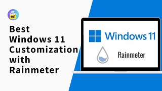 This is the BEST Windows 11 Customization with Rainmeter [upl. by Ahsotan186]
