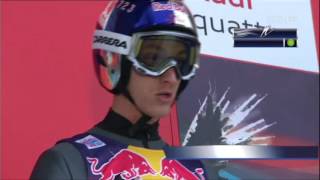 Gregor Schlierenzauer otworzył nową skocznię Kulm 08012015 [upl. by Alexine459]