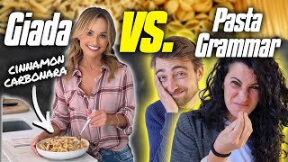 PastaGrammar Reacts to GIADA De LAURENTIS Carbonara I am Speechless [upl. by Sollie]