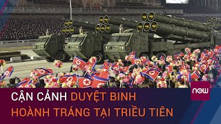 Duyệt binh hoành tráng tại Triều Tiên sau Đại hội Đảng lần thứ 8  VTC Now [upl. by Ulphia]