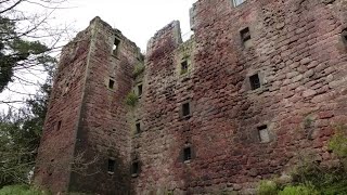 Roslin Castle On Visit To Midlothian Scotland [upl. by Naneik]